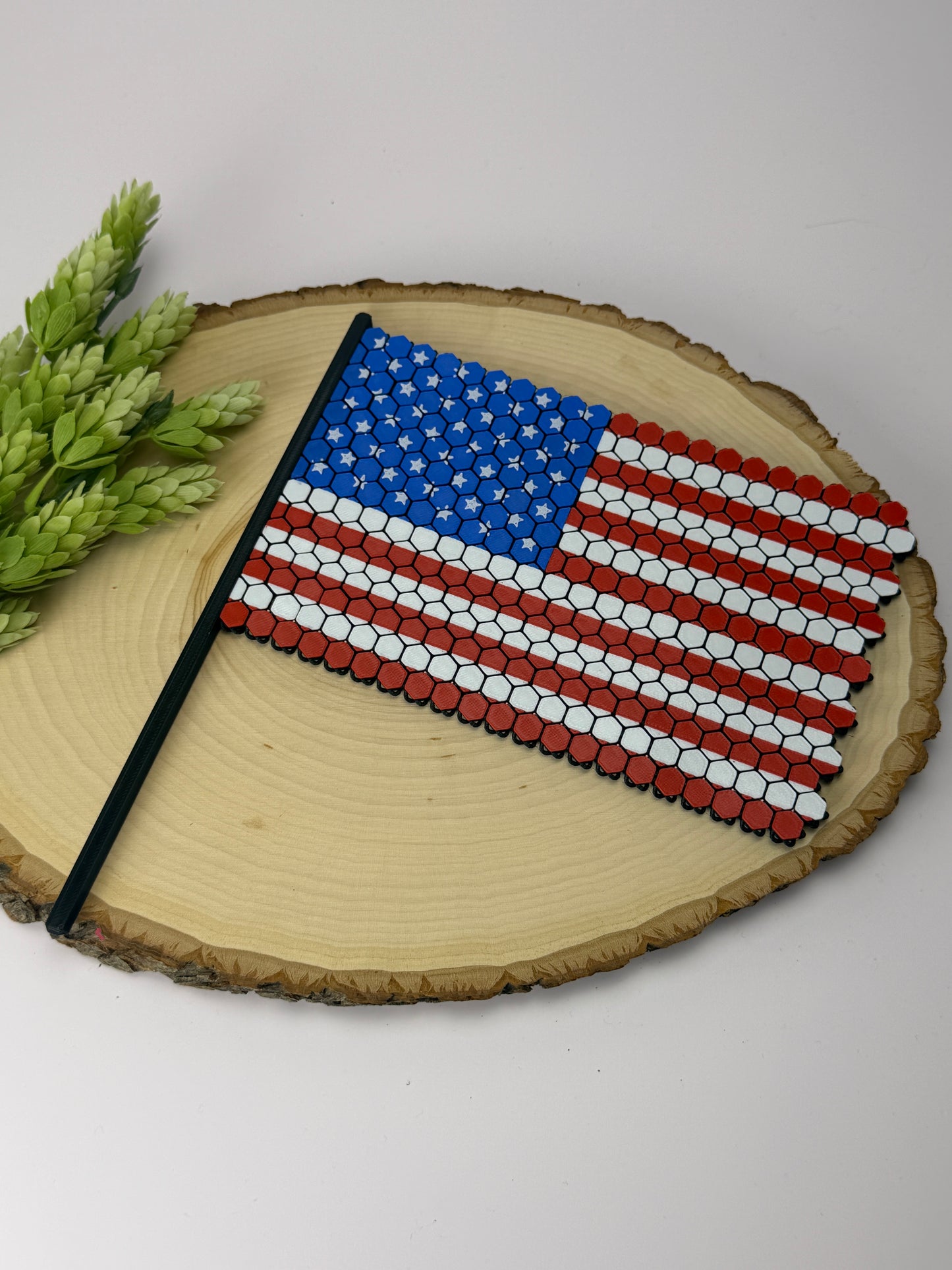 American Flag with stand