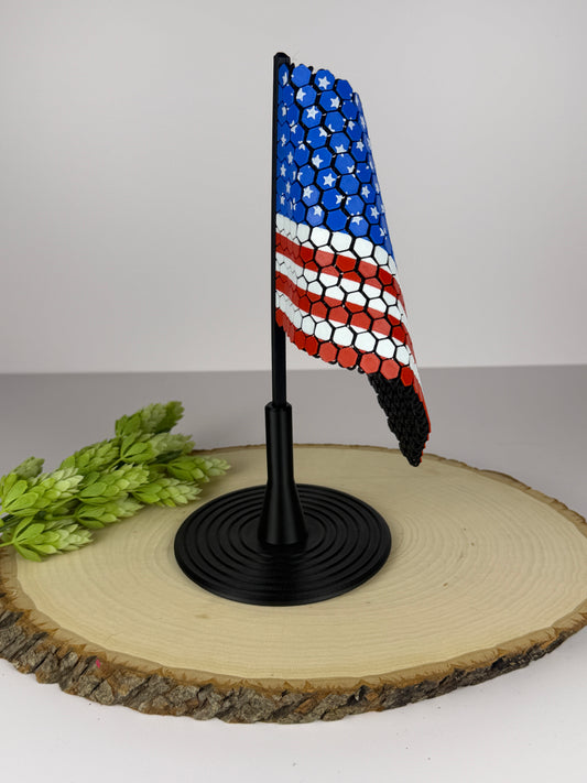 American Flag with stand