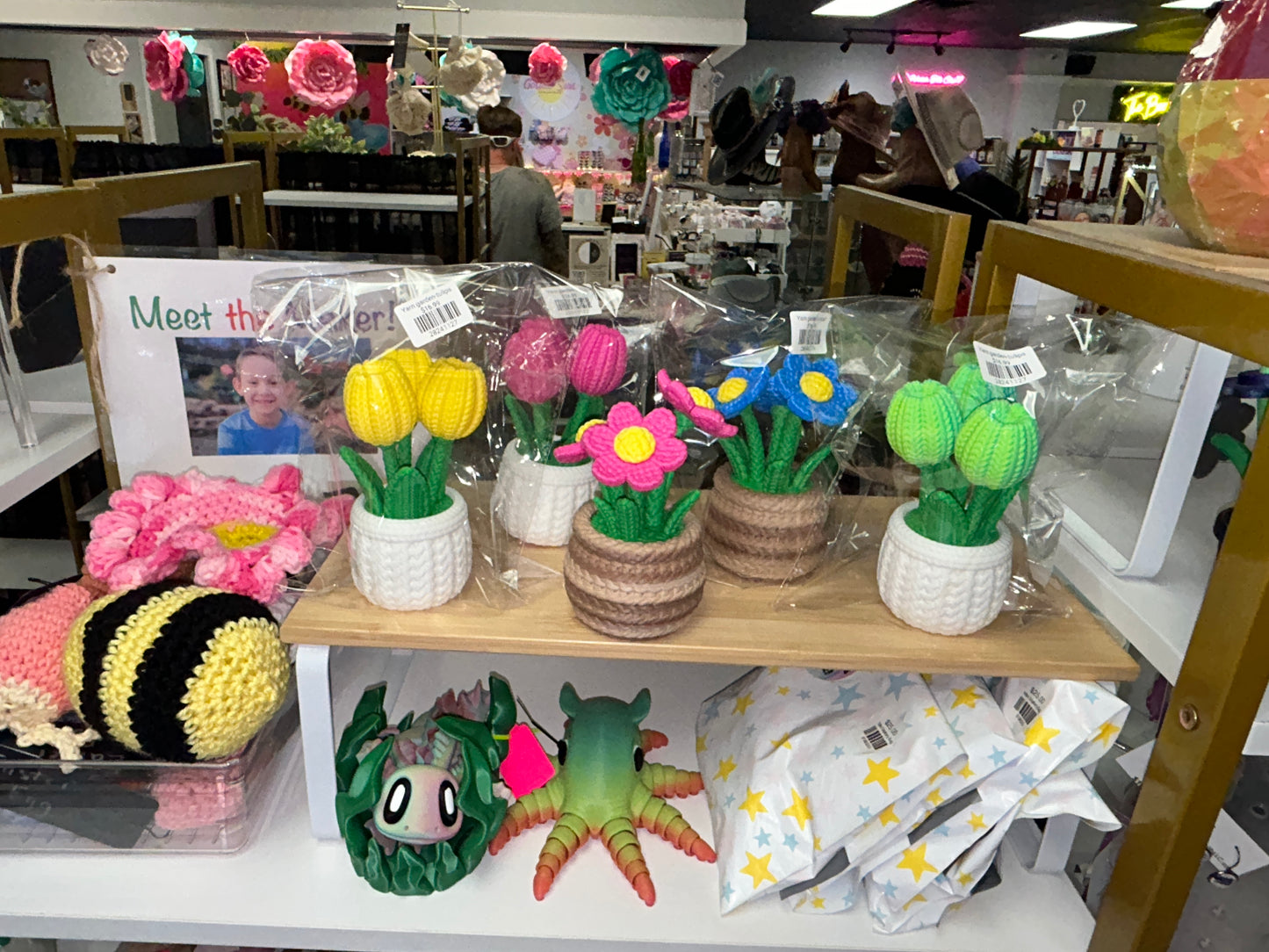 Yarn garden-petals