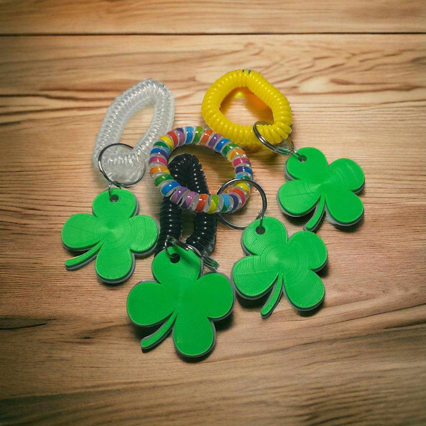 Shamrock Keychain