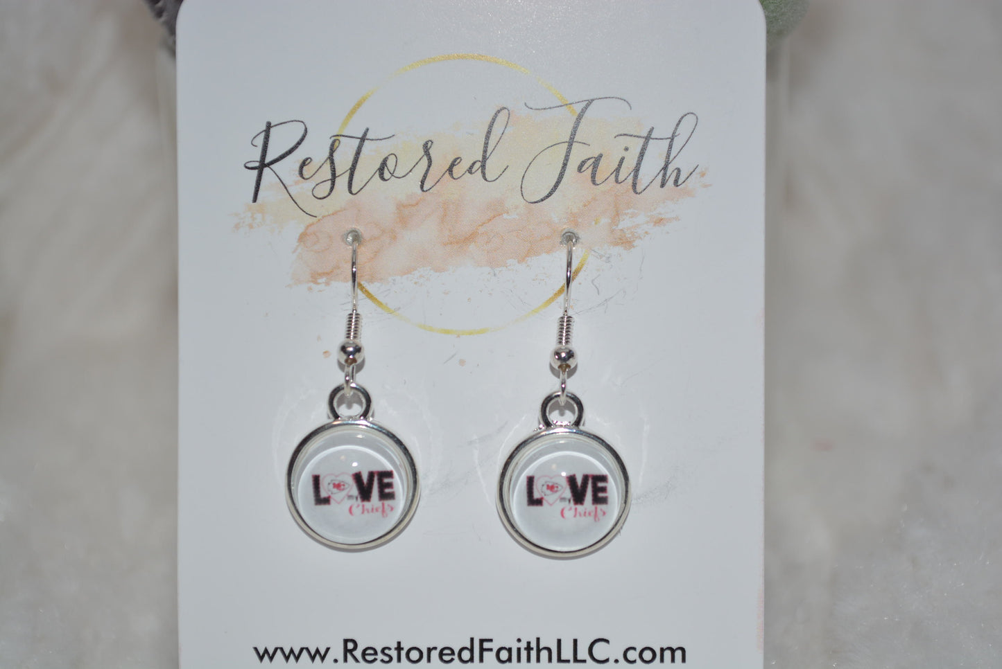 Chiefs Cabochon dangles