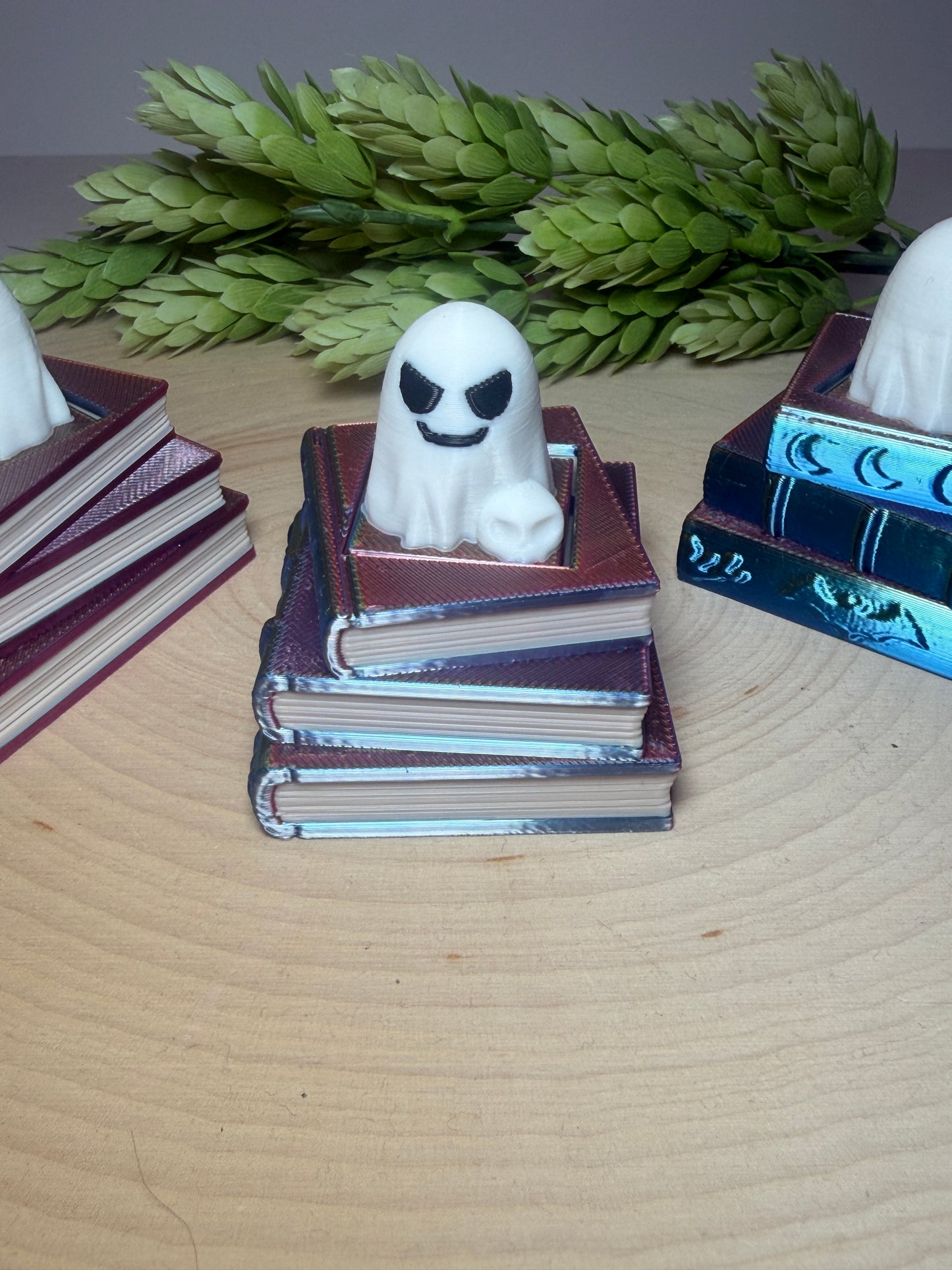 Ghostly Book Stack Clicker Fidget