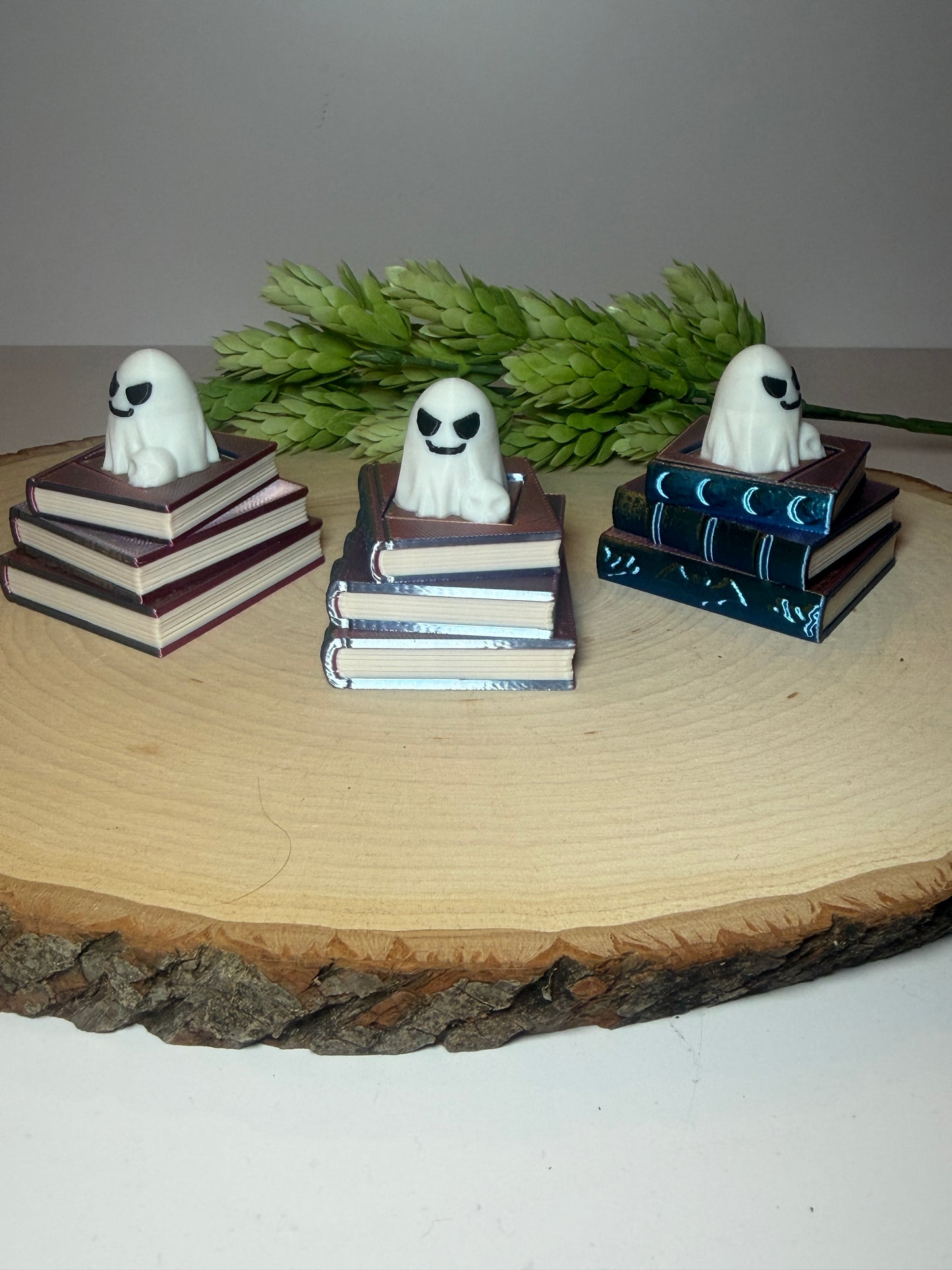 Ghostly Book Stack Clicker Fidget
