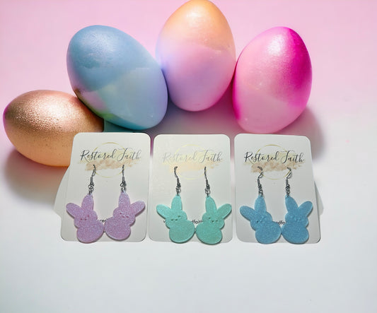 Bunny Peep earrings
